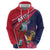 Haiti Personalized Hoodie Hispaniolan Trogon Tropical Vibes