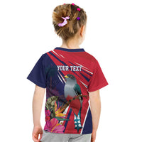 Haiti Personalized Kid T Shirt Hispaniolan Trogon Tropical Vibes
