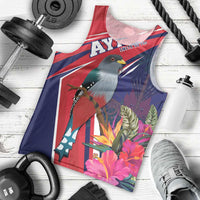 Haiti Personalized Men Tank Top Hispaniolan Trogon Tropical Vibes