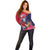 Haiti Personalized Off Shoulder Sweater Hispaniolan Trogon Tropical Vibes