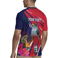 Haiti Personalized Rugby Jersey Hispaniolan Trogon Tropical Vibes