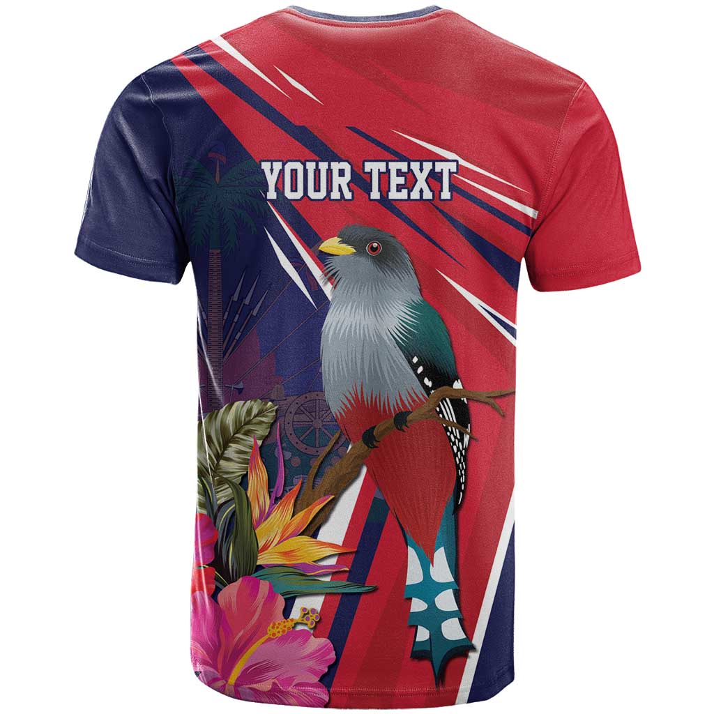 Haiti Personalized T Shirt Hispaniolan Trogon Tropical Vibes