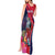 Haiti Personalized Tank Maxi Dress Hispaniolan Trogon Tropical Vibes