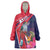 Haiti Personalized Wearable Blanket Hoodie Hispaniolan Trogon Tropical Vibes