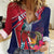 Haiti Personalized Women Casual Shirt Hispaniolan Trogon Tropical Vibes