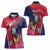 Haiti Personalized Women Polo Shirt Hispaniolan Trogon Tropical Vibes