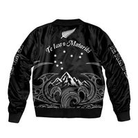 New Zealand Bomber Jacket Maori Te Iwa o Matariki LT7 - Wonder Print Shop