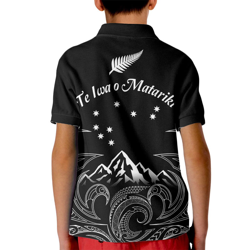 New Zealand Kid Polo Shirt Maori Te Iwa o Matariki - Wonder Print Shop