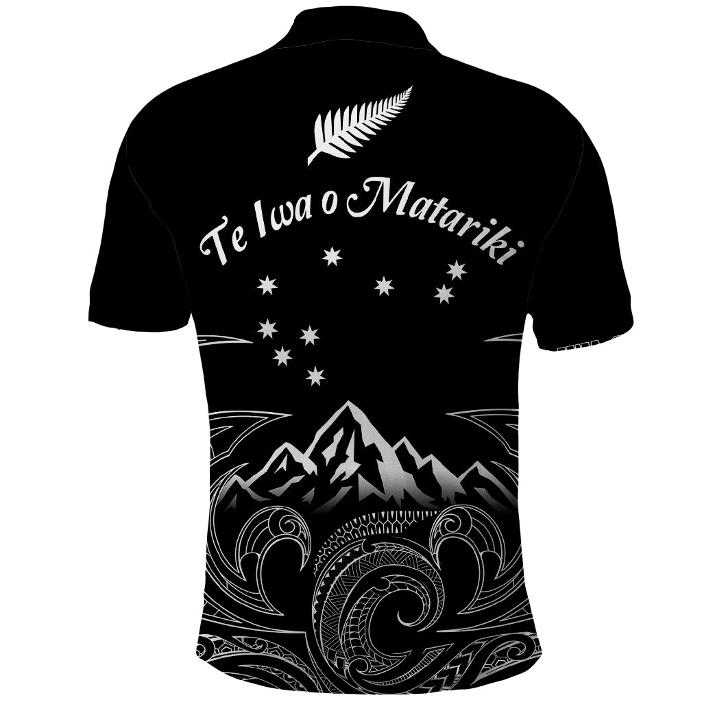 New Zealand Polo Shirt Maori Te Iwa o Matariki - Wonder Print Shop