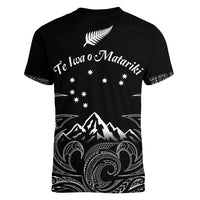 New Zealand Women V Neck T Shirt Maori Te Iwa o Matariki - Wonder Print Shop