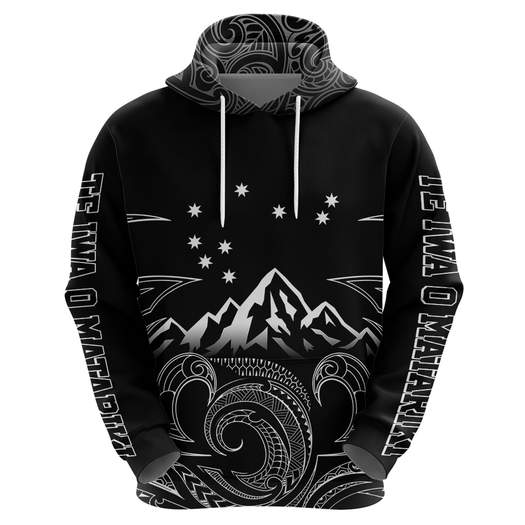 Personalised New Zealand Hoodie Maori Te Iwa o Matariki - Wonder Print Shop