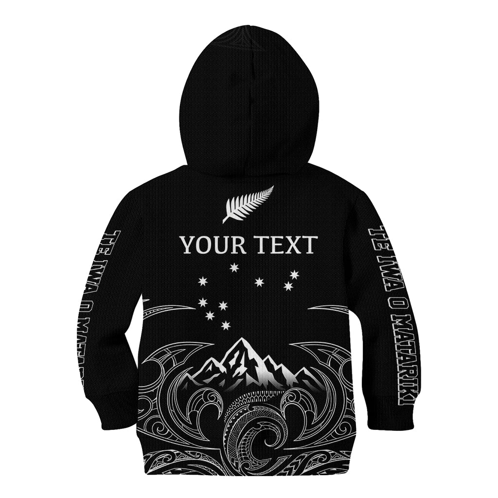 Personalised New Zealand Kid Hoodie Maori Te Iwa o Matariki - Wonder Print Shop