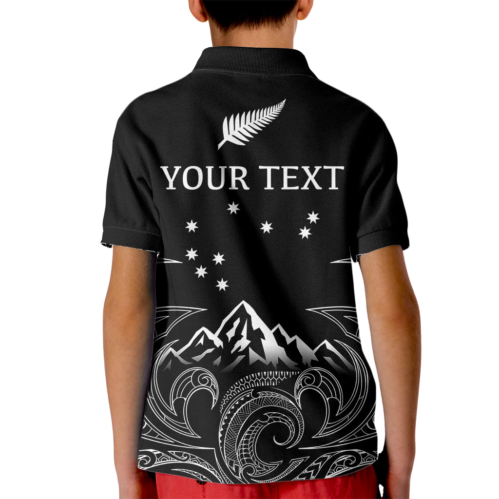 Peronsalised New Zealand Kid Polo Shirt Maori Te Iwa o Matariki - Wonder Print Shop