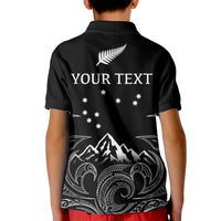 Peronsalised New Zealand Kid Polo Shirt Maori Te Iwa o Matariki - Wonder Print Shop