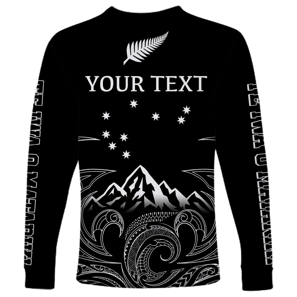 Peronsalised New Zealand Long Sleeve Shirt Maori Te Iwa o Matariki - Wonder Print Shop