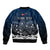 Personalised New Zealand Bomber Jacket Matariki Maori Patterns - Gradient LT7 - Wonder Print Shop