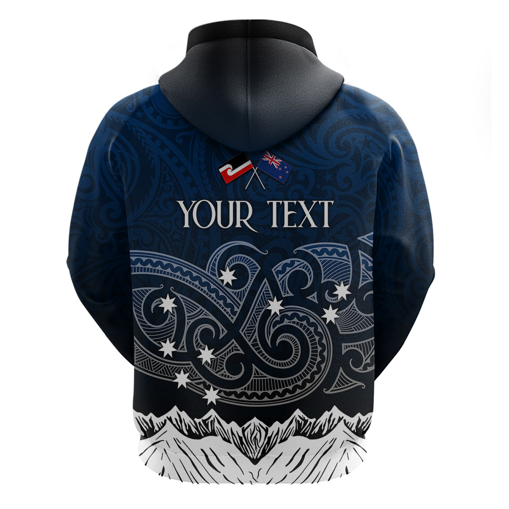 Personalised New Zealand Hoodie Matariki Maori Patterns - Gradient - Wonder Print Shop