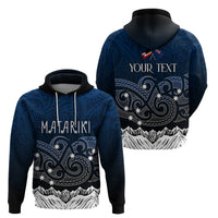 Personalised New Zealand Hoodie Matariki Maori Patterns - Gradient - Wonder Print Shop