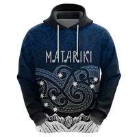 Personalised New Zealand Hoodie Matariki Maori Patterns - Gradient - Wonder Print Shop