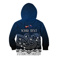 Personalised New Zealand Kid Hoodie Matariki Maori Patterns - Gradient - Wonder Print Shop