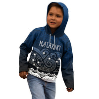 Personalised New Zealand Kid Hoodie Matariki Maori Patterns - Gradient - Wonder Print Shop