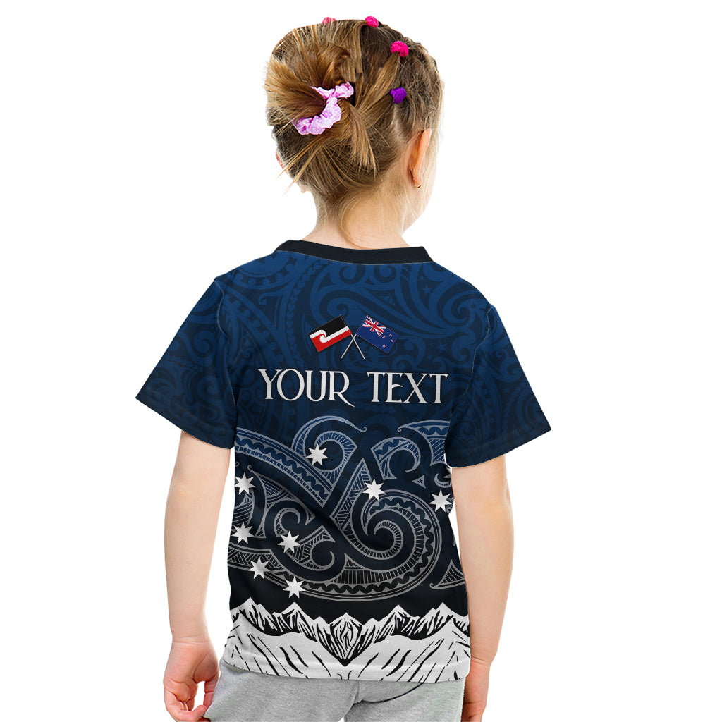 Peronsalised New Zealand Kid T Shirt Matariki Maori Patterns - Gradient - Wonder Print Shop
