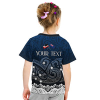 Peronsalised New Zealand Kid T Shirt Matariki Maori Patterns - Gradient - Wonder Print Shop