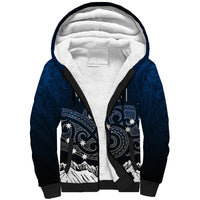 Peronsalised New Zealand Sherpa Hoodie Matariki Maori Patterns - Gradient - Wonder Print Shop