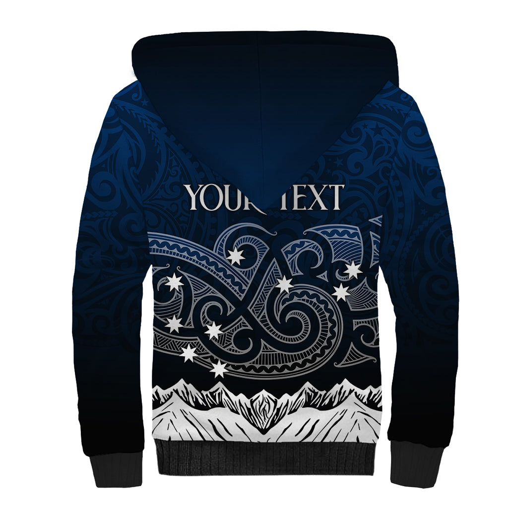 Peronsalised New Zealand Sherpa Hoodie Matariki Maori Patterns - Gradient - Wonder Print Shop
