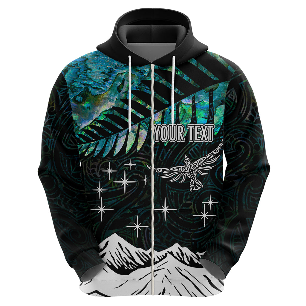 Personalised Maori New Year Hoodie Matariki Mix Paua Shell - Wonder Print Shop