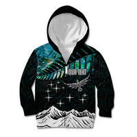 Personalised Maori New Year Kid Hoodie Matariki Mix Paua Shell - Wonder Print Shop