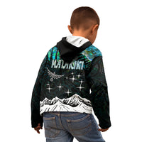 Personalised Maori New Year Kid Hoodie Matariki Mix Paua Shell - Wonder Print Shop