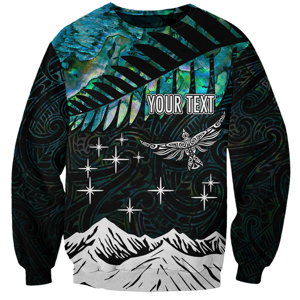 Personalised Maori New Year Sweatshirt Matariki Mix Paua Shell - Wonder Print Shop