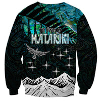 Personalised Maori New Year Sweatshirt Matariki Mix Paua Shell - Wonder Print Shop