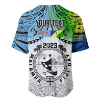 Personalised Malampa Fiji Day Baseball Jersey Gradient Style LT7 - Wonder Print Shop