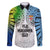 Personalised Malampa Fiji Day Family Matching Puletasi Dress and Hawaiian Shirt Gradient Style - Wonder Print Shop