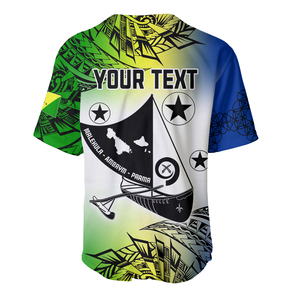 Personalised Malampa Day Baseball Jersey Malampa Emblem Gradient Style LT7 - Wonder Print Shop