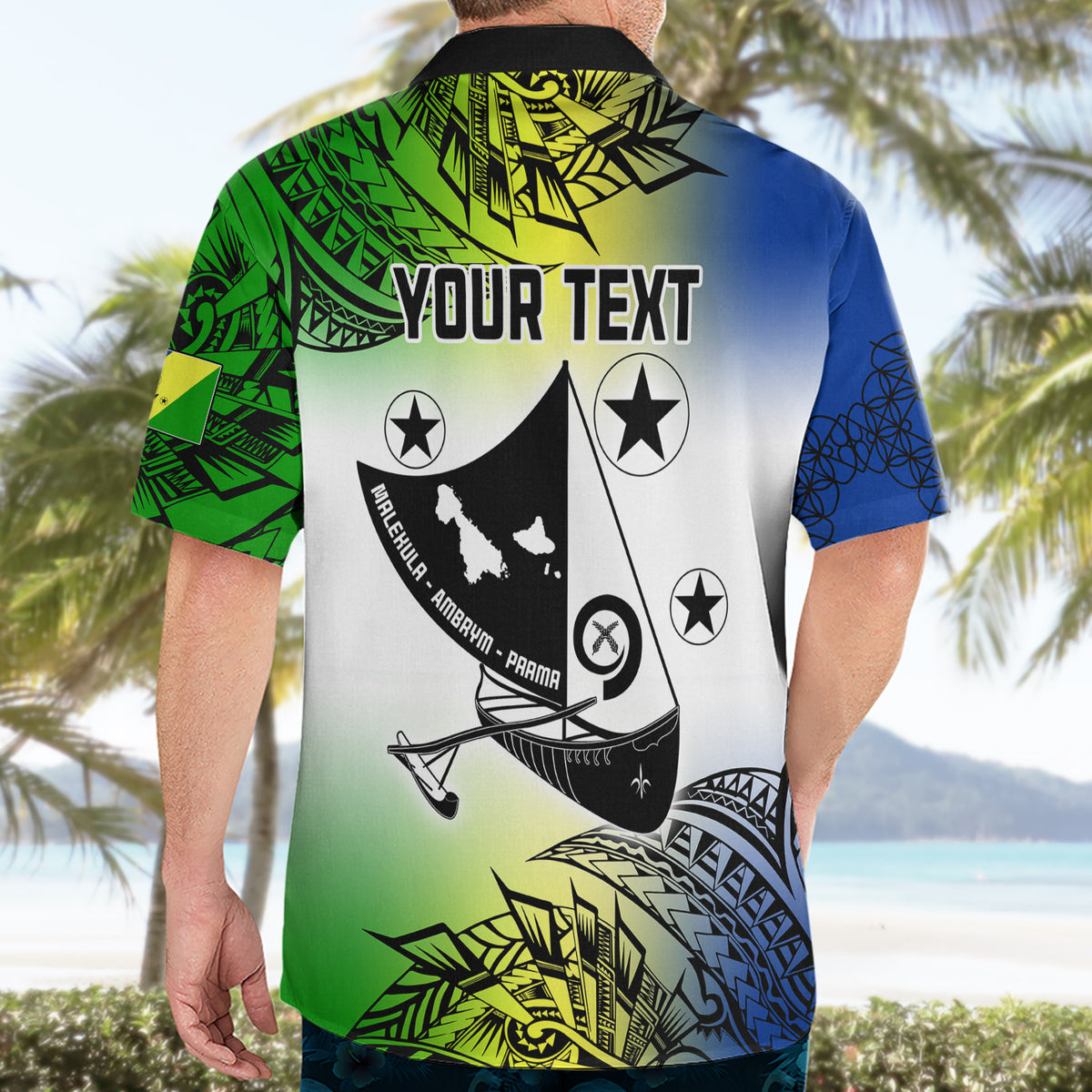 Personalised Malampa Day Hawaiian Shirt Malampa Emblem Gradient Style - Wonder Print Shop