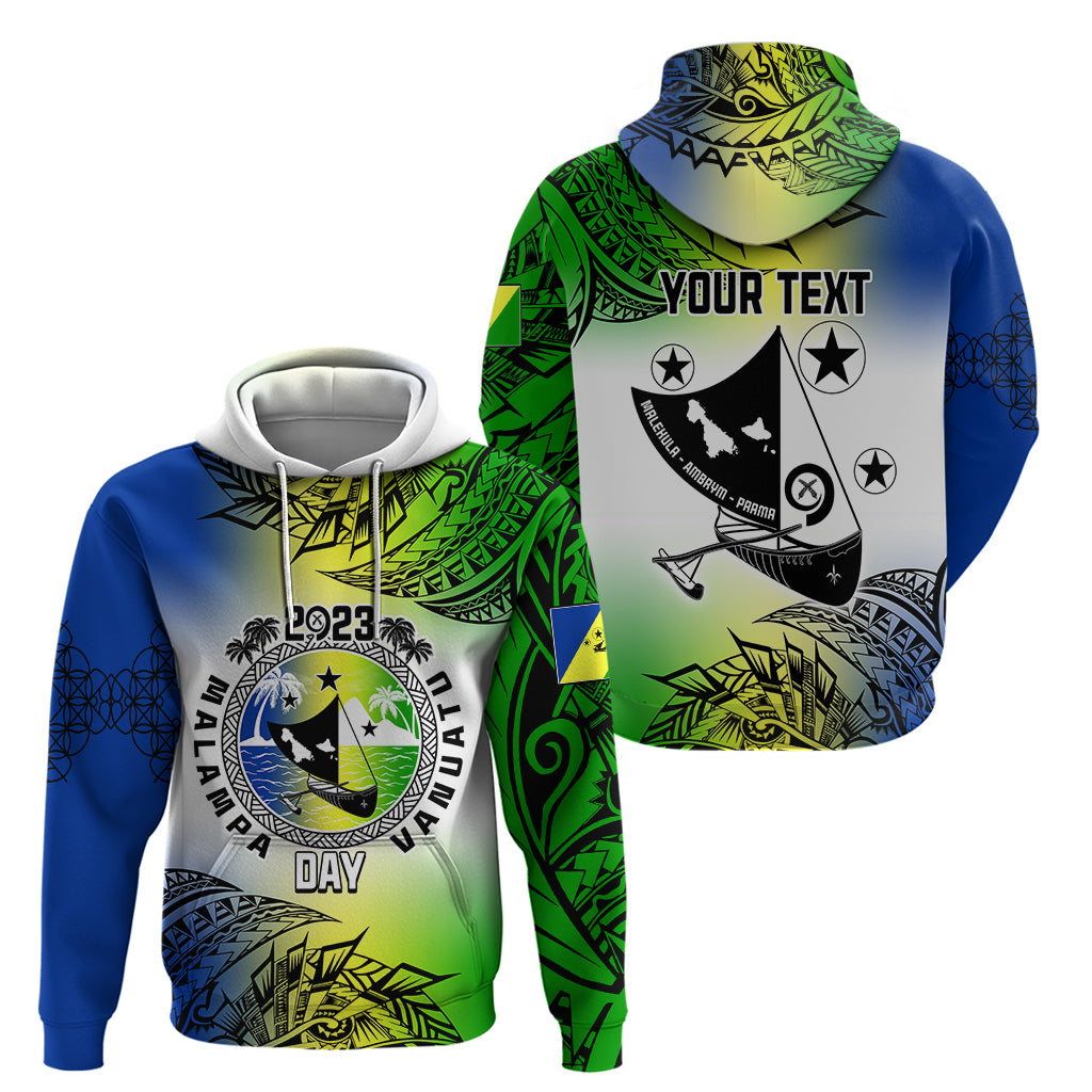 Personalised Malampa Day Hoodie Malampa Emblem Gradient Style - Wonder Print Shop