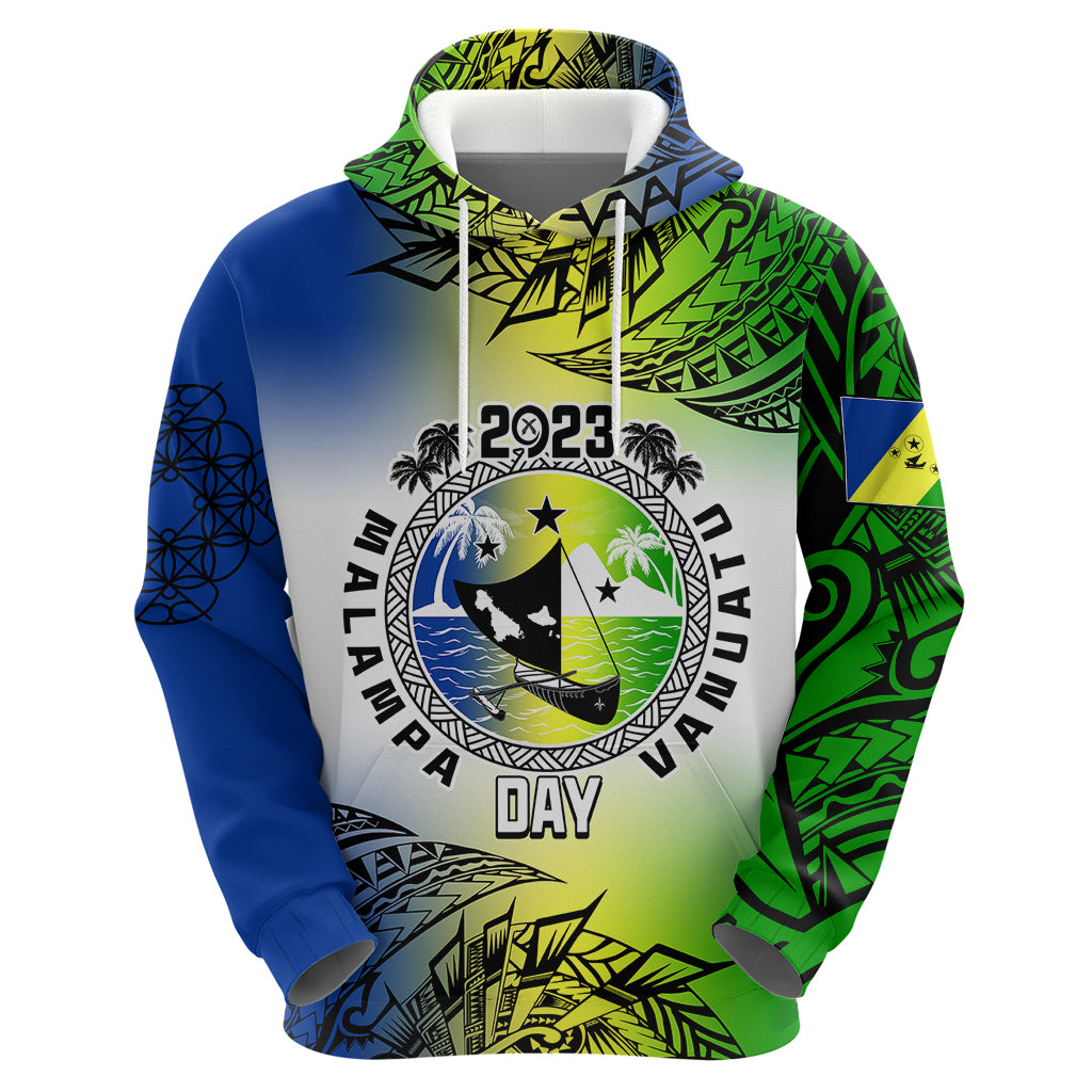 Personalised Malampa Day Hoodie Malampa Emblem Gradient Style - Wonder Print Shop