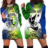 Personalised Malampa Day Hoodie Dress Malampa Emblem Gradient Style - Wonder Print Shop