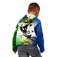 Personalised Malampa Day Kid Hoodie Malampa Emblem Gradient Style - Wonder Print Shop