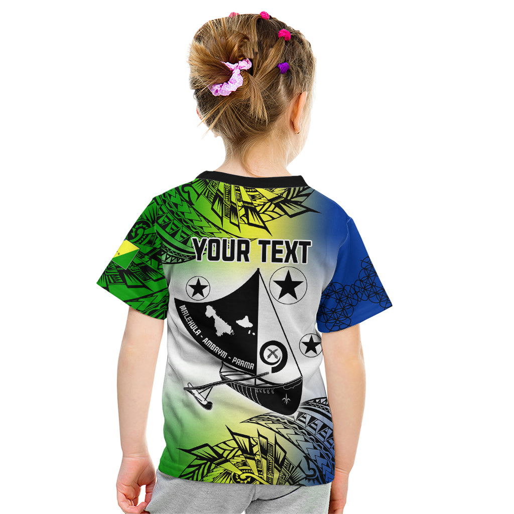 Personalised Malampa Day Kid T Shirt Malampa Emblem Gradient Style - Wonder Print Shop