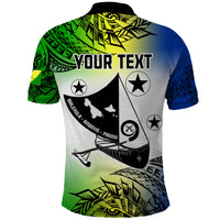 Personalised Malampa Day Polo Shirt Malampa Emblem Gradient Style - Wonder Print Shop