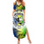 Personalised Malampa Day Summer Maxi Dress Malampa Emblem Gradient Style - Wonder Print Shop