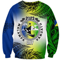 Personalised Malampa Day Sweatshirt Malampa Emblem Gradient Style - Wonder Print Shop