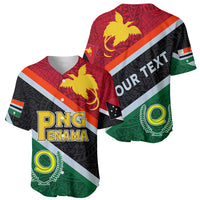 Personalised Penama and Papua New Guinea Day Baseball Jersey Emblem Mix Style LT7 - Wonder Print Shop