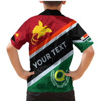 Personalised Penama and Papua New Guinea Day Family Matching Mermaid Dress and Hawaiian Shirt Emblem Mix Style LT7 - Wonder Print Shop