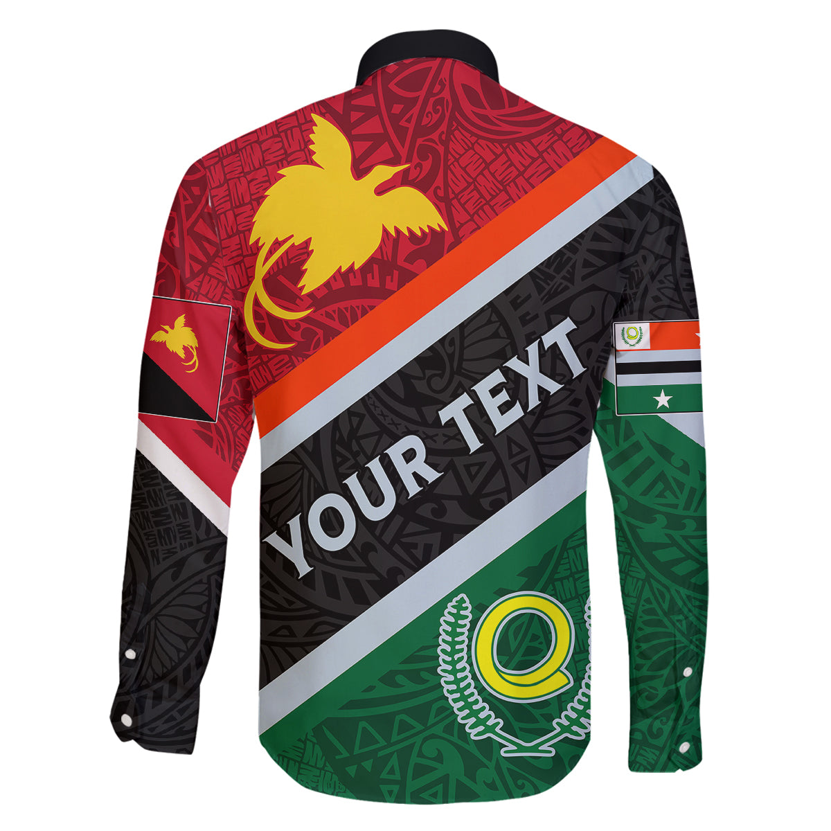 Personalised Penama and Papua New Guinea Day Family Matching Puletasi Dress and Hawaiian Shirt Emblem Mix Style - Wonder Print Shop