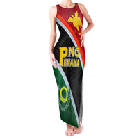 Personalised Penama and Papua New Guinea Day Family Matching Tank Maxi Dress and Hawaiian Shirt Emblem Mix Style - Wonder Print Shop